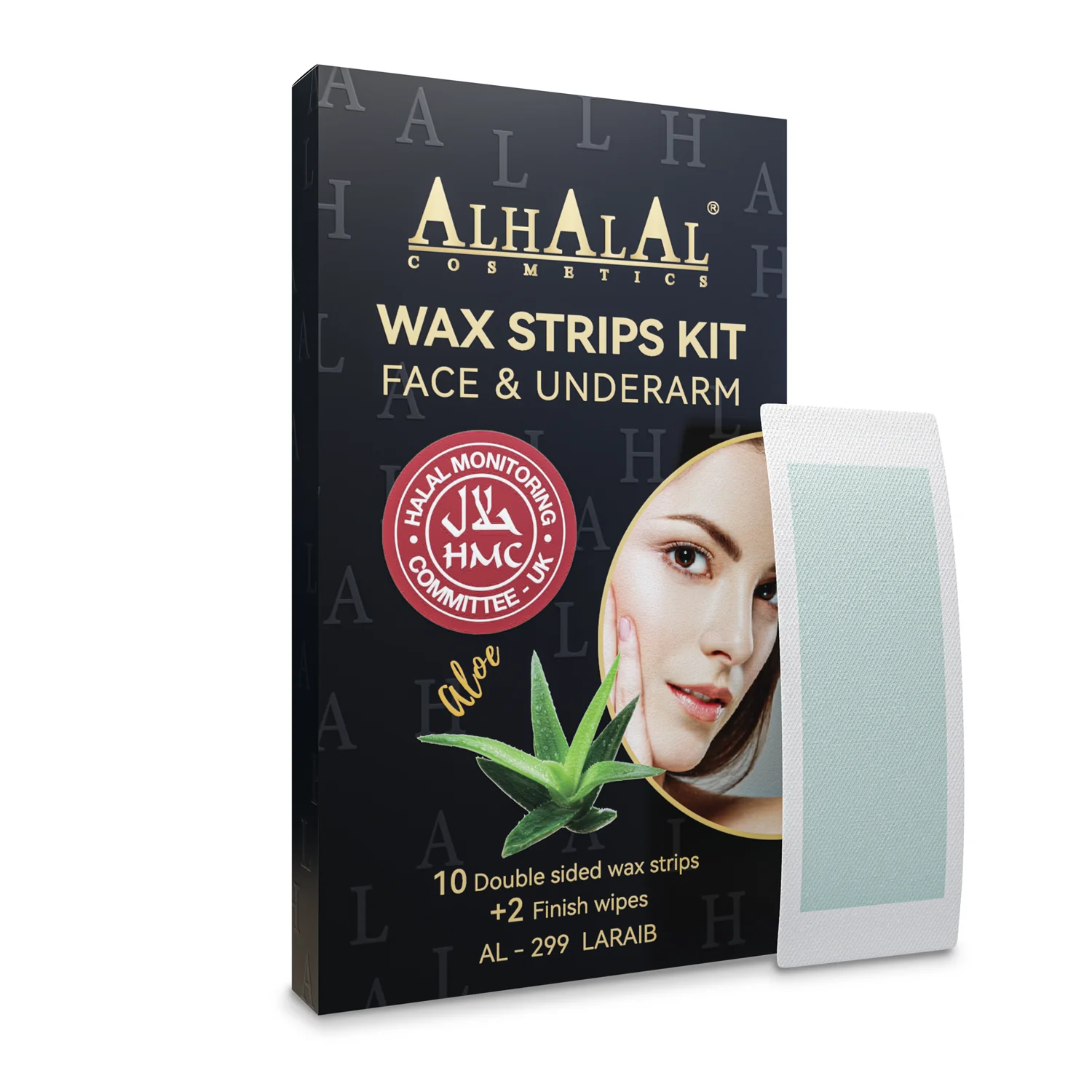 AL-299 LARAIB KALTWACHSSTREIFEN GESICHT & ACHSEL