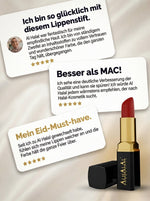 Halal Lippenstift  Matt, vegan, alkoholfrei & HMC-zertifiziert