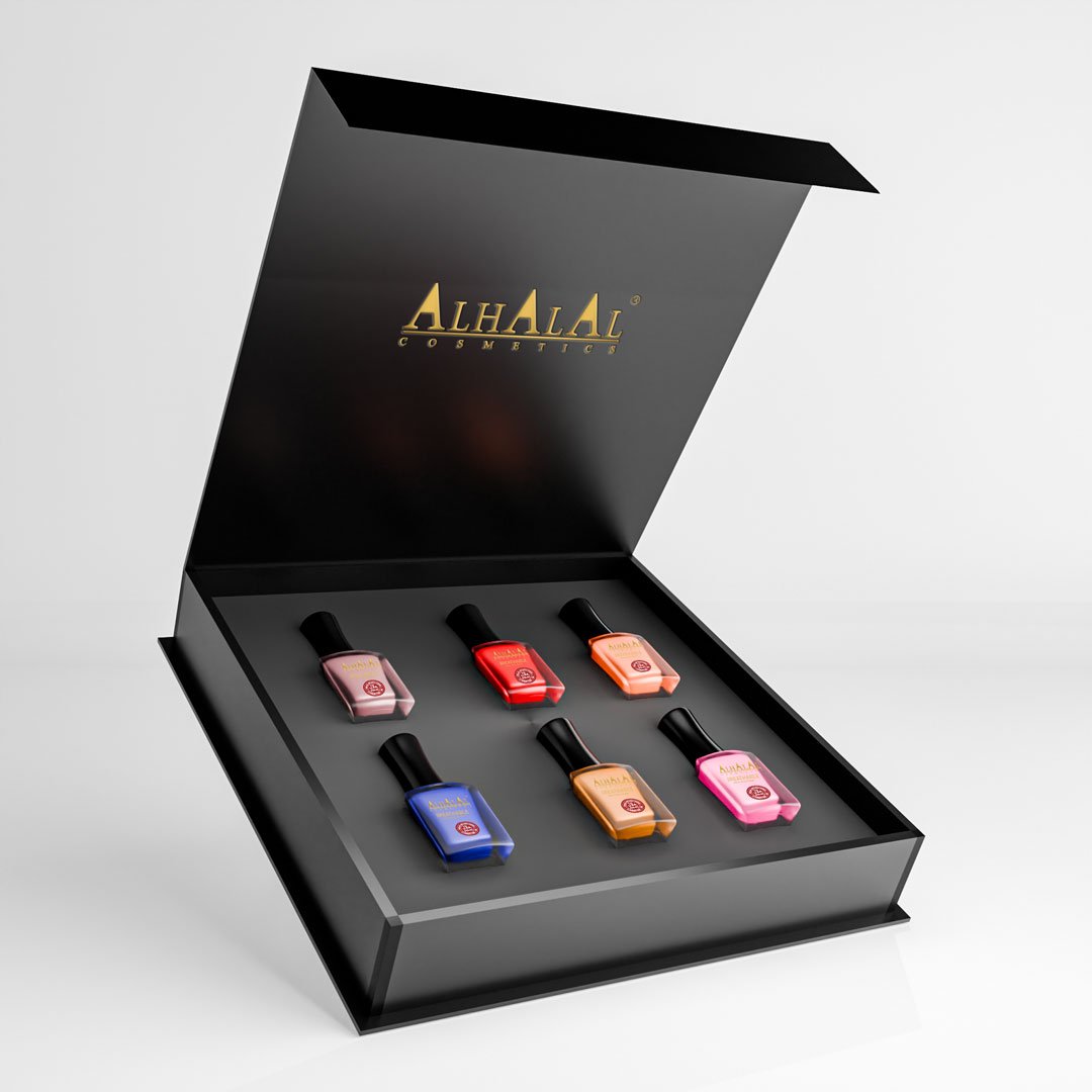 Halal Nagellack 6er Box – Peel-Off, wasserpermeabel, vegan & HMC-zertifiziert