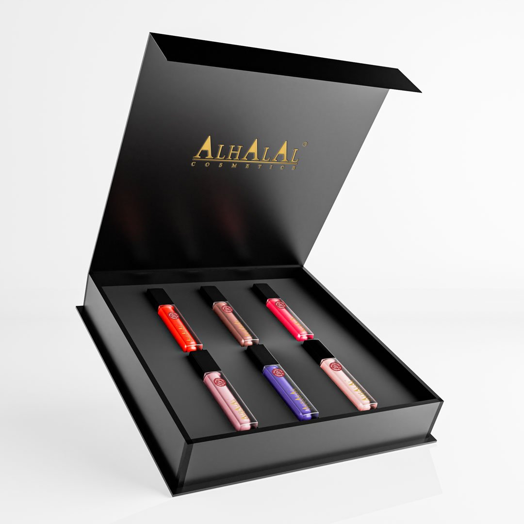 Halal Flüssige Lippenstifte 6er Geschenkbox | Vegan, alkoholfrei, HMC-zertifiziert