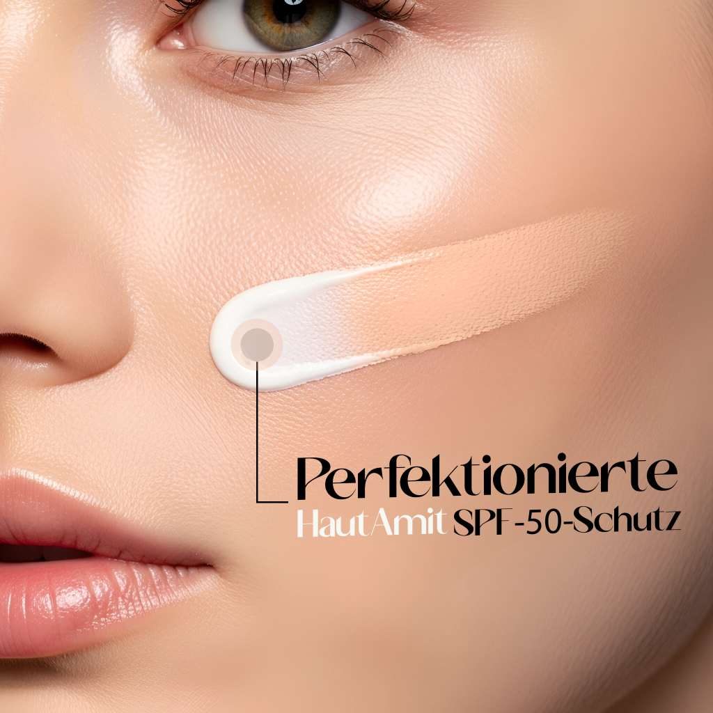 Alhalal SkinMatch Foundation SPF 50 on the skin