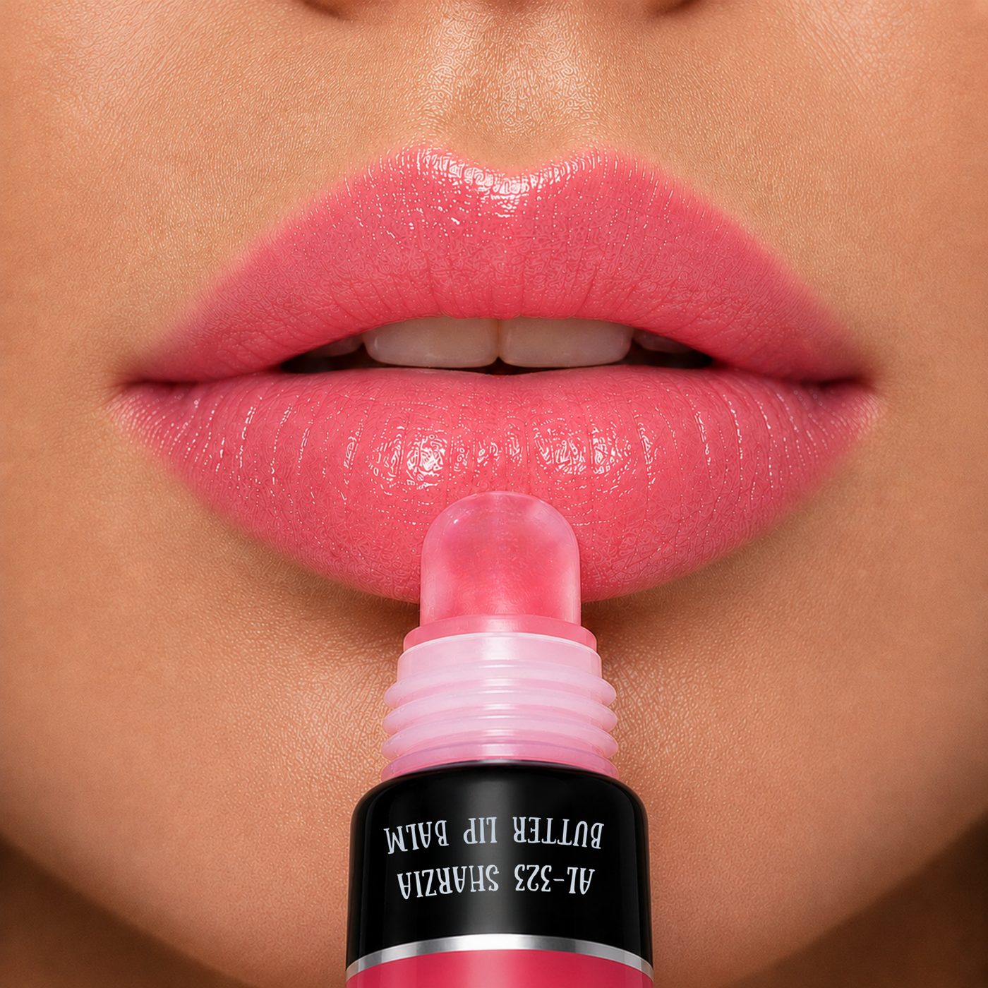 Alhalal lipstick on the lips