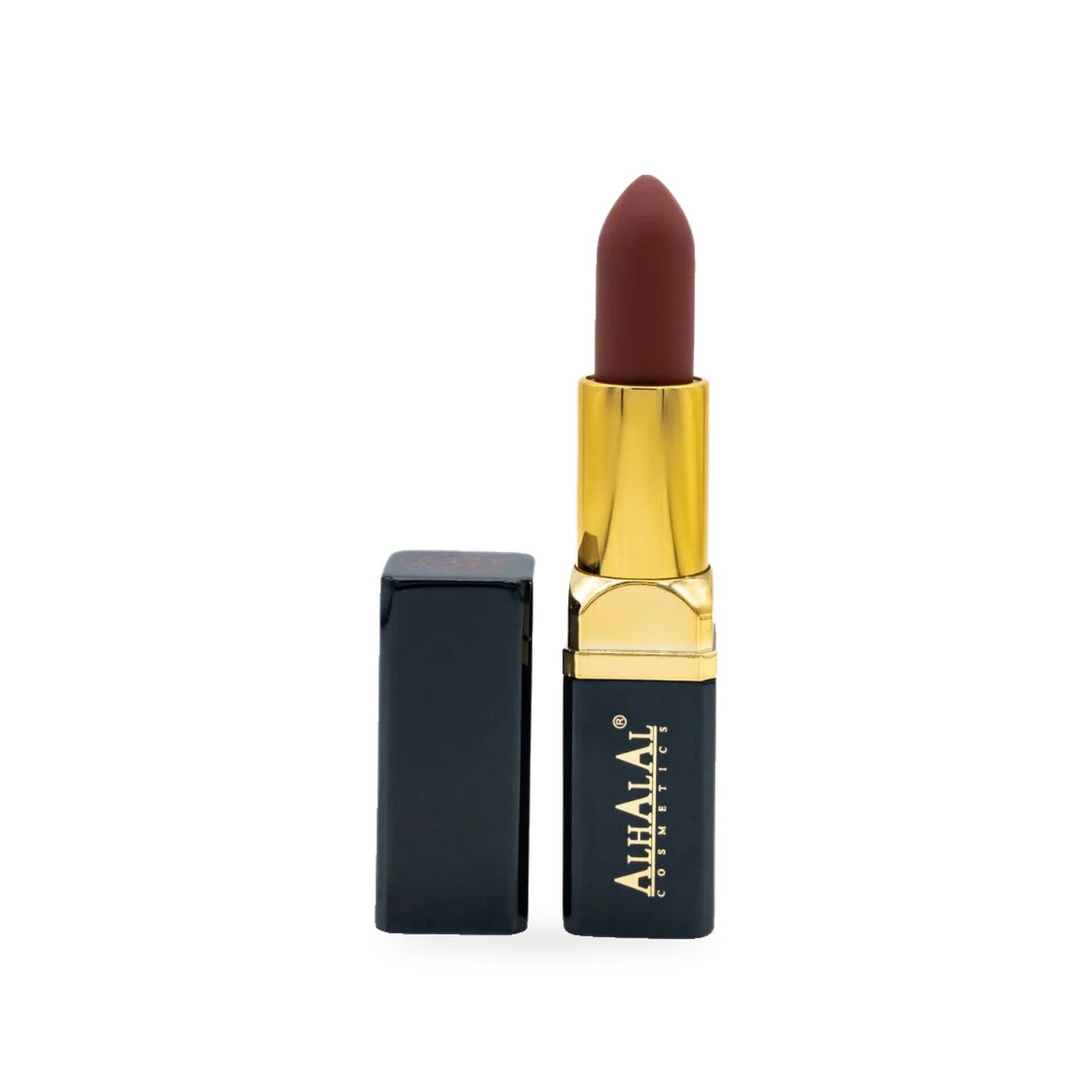 AL-01 MEHWISH Halal Lippenstift Braun, Produktfoto offen