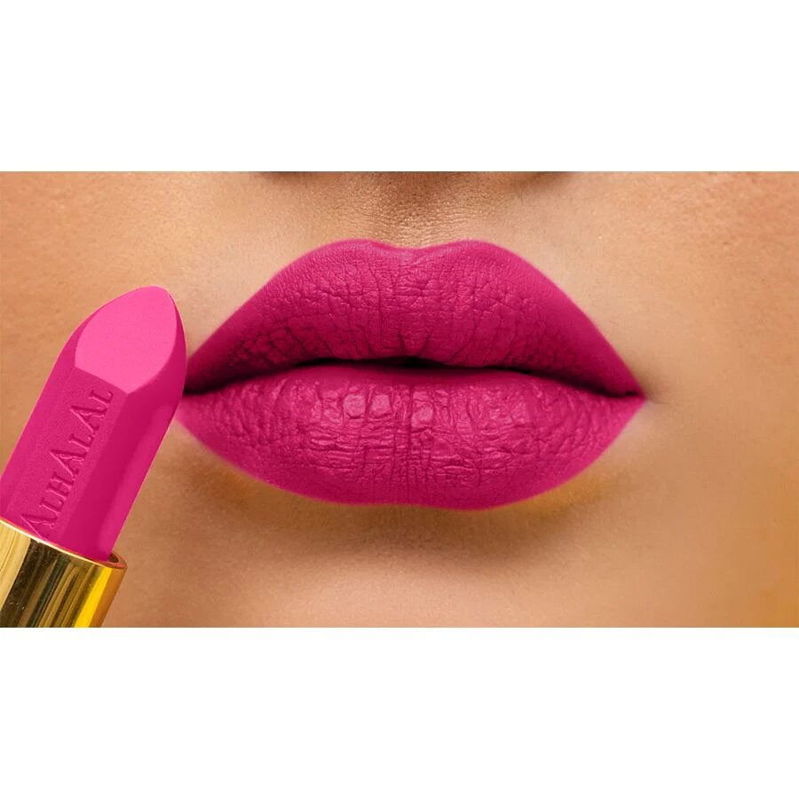 AL-03 AYESHA Halal Lippenstift Kirschrot, Anwendung