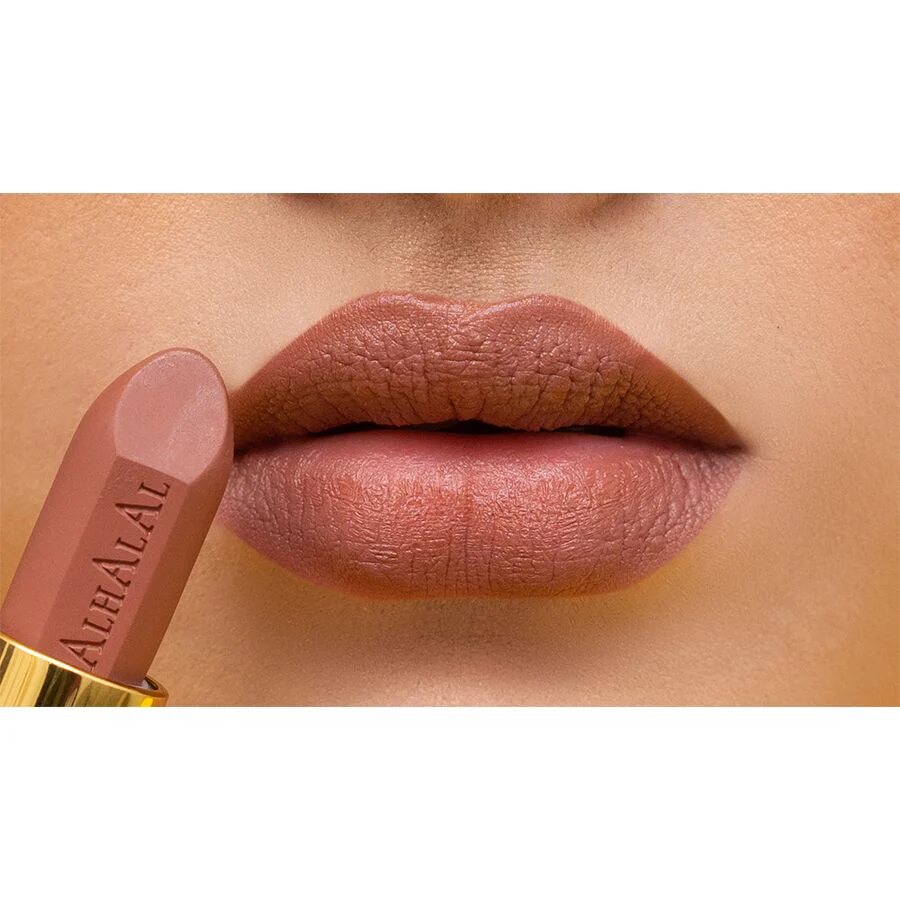 AL-07 AIMAN Halal Lippenstift Braun, Anwendung