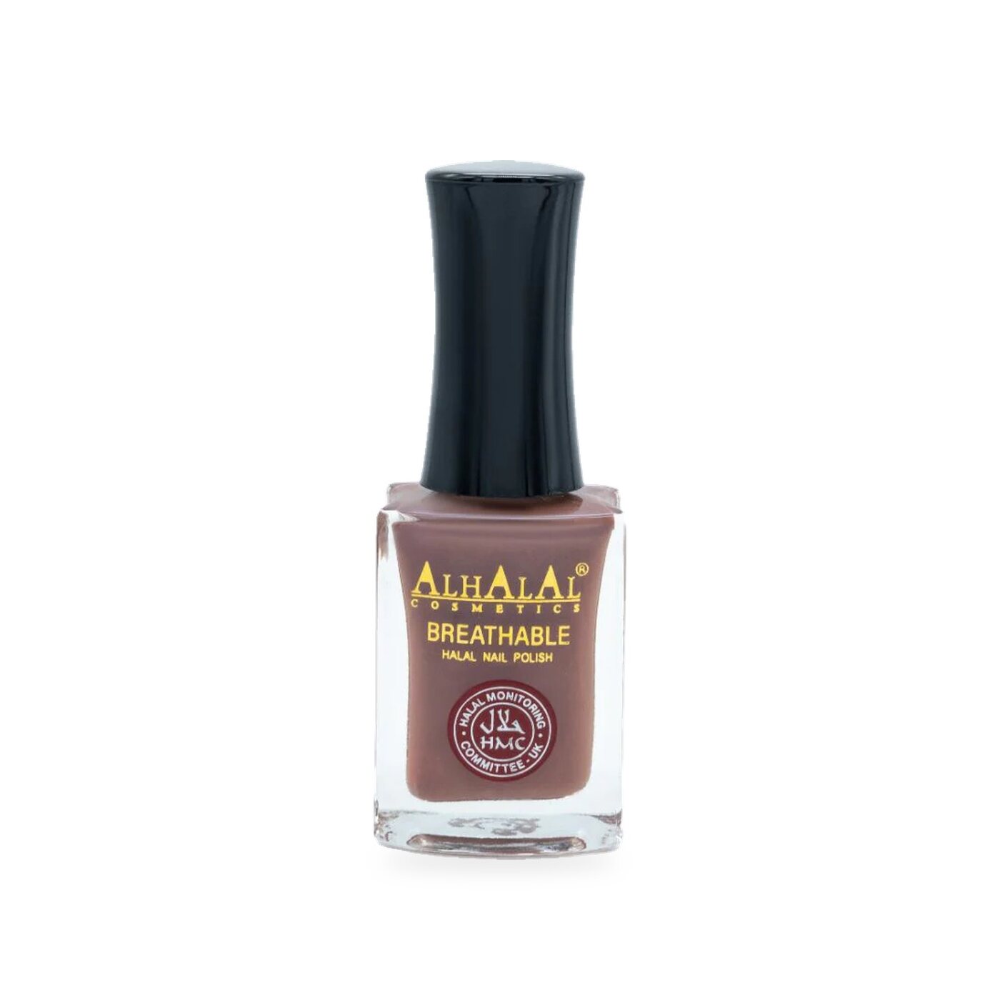 AL-156 Sabeen Halal Atmungsaktiver Nagellack Kaffee Nude, Produktfoto Flasche
