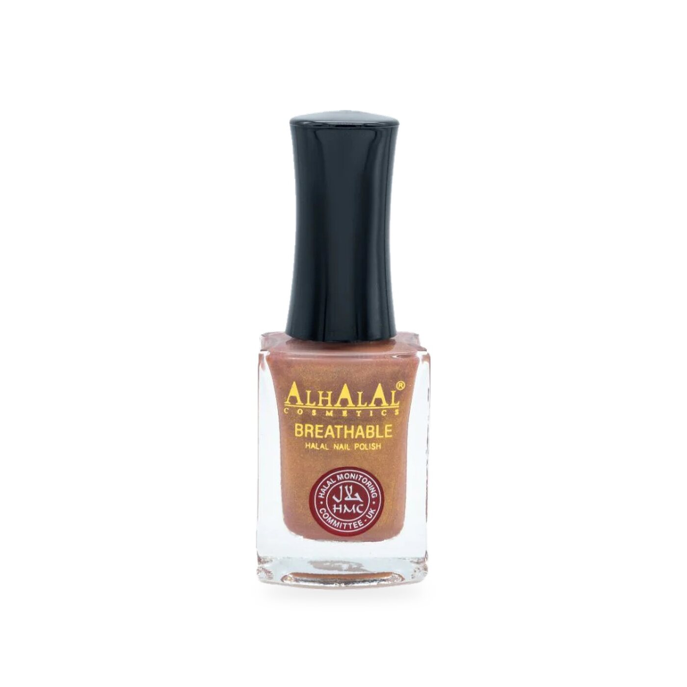 AL-158 Zoya Halal Atmungsaktiver Nagellack Gold, Produktfoto Flasche