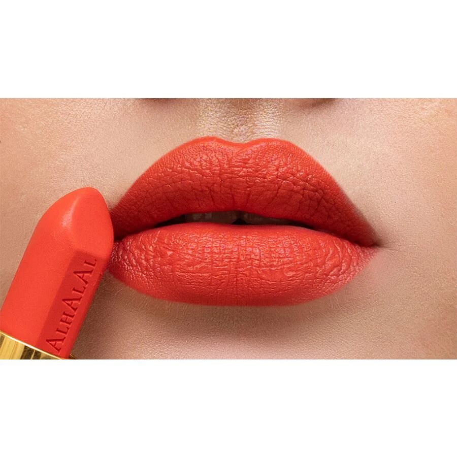 AL-16 SAMREEN Halal Lippenstift Rot, Anwendung