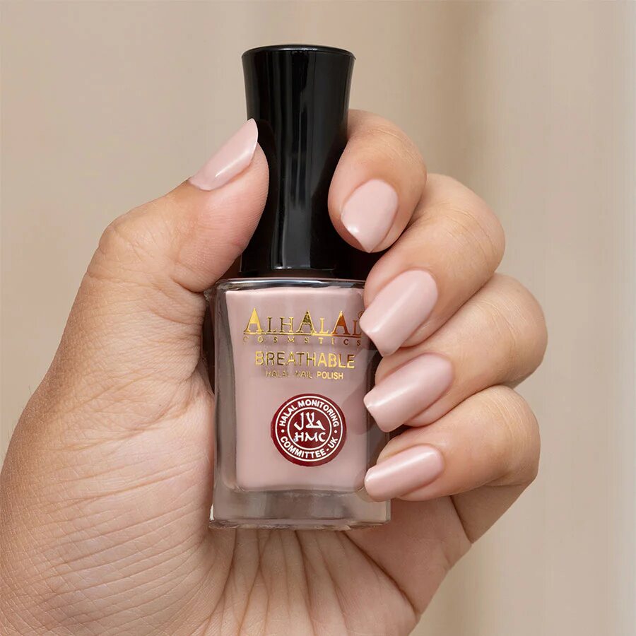 AL-177 AREESHA Halal Atmungsaktiver Nagellack Rosa, Anwendung