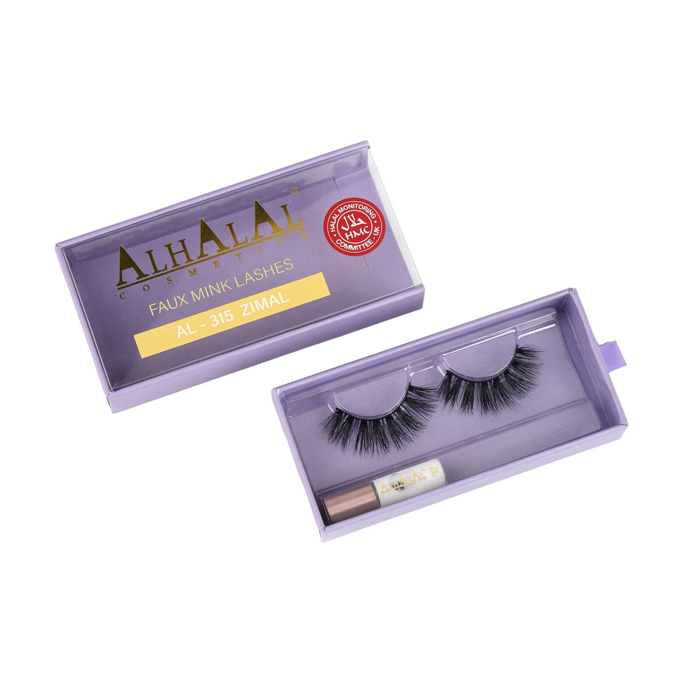 AL-315 ZIMAL (3D631) Halal Faux Mink Wimpern, tierversuchsfrei, Produktfoto