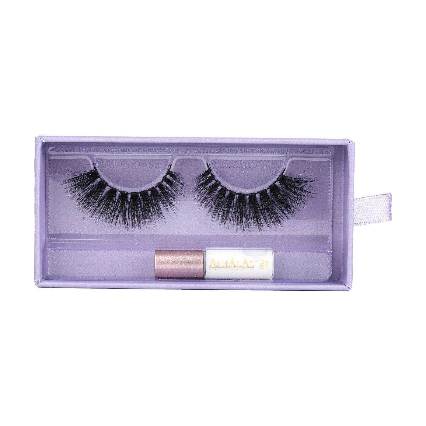 AL-316 MINHA (3D630) Halal Faux Mink Wimpern, tierversuchsfrei, Produktfoto Box vorne