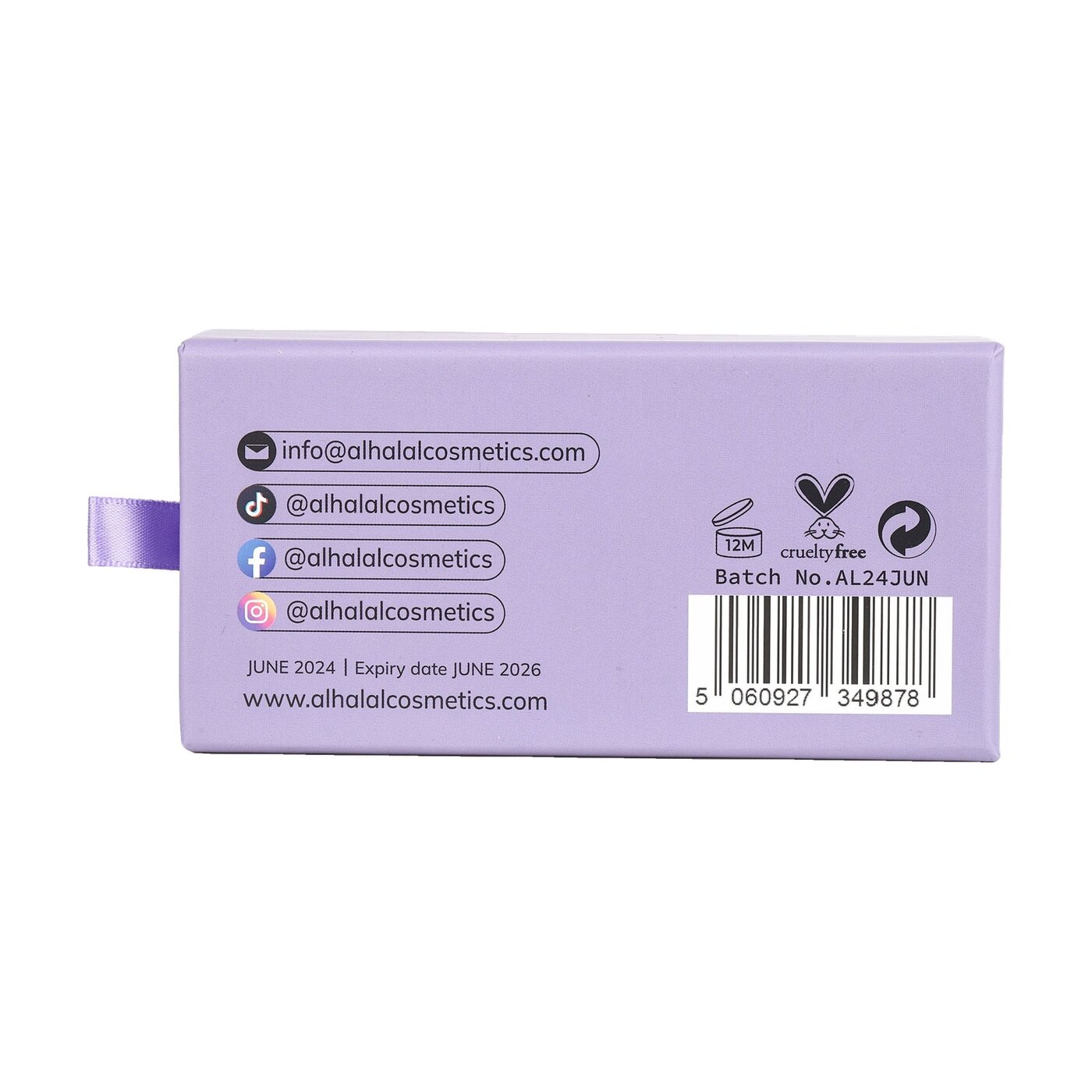 AL-319 WAFA (3D641) Halal Faux Mink Wimpern, tierversuchsfrei, Produktfoto Box vorne