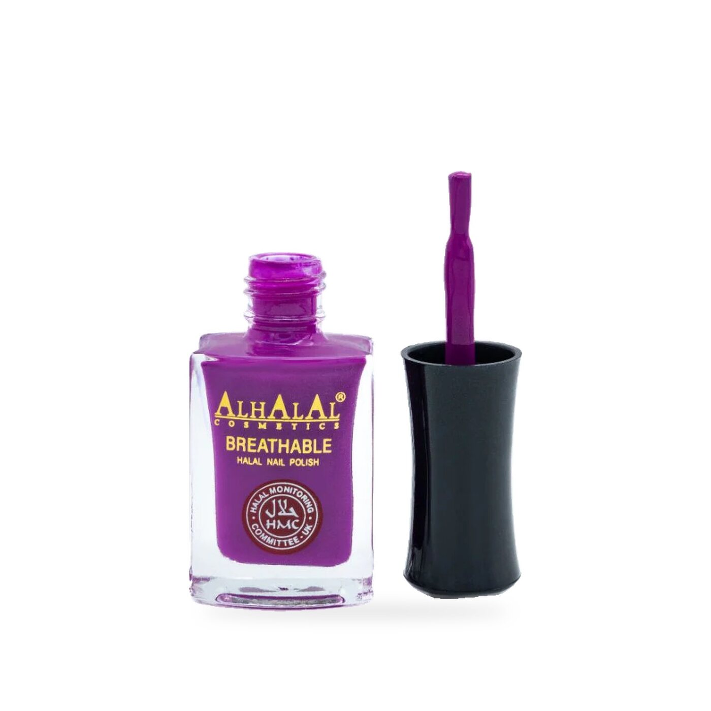 AL-150 MANNAT Halal Atmungsaktiver Nagellack Rosa, Produktfoto offen