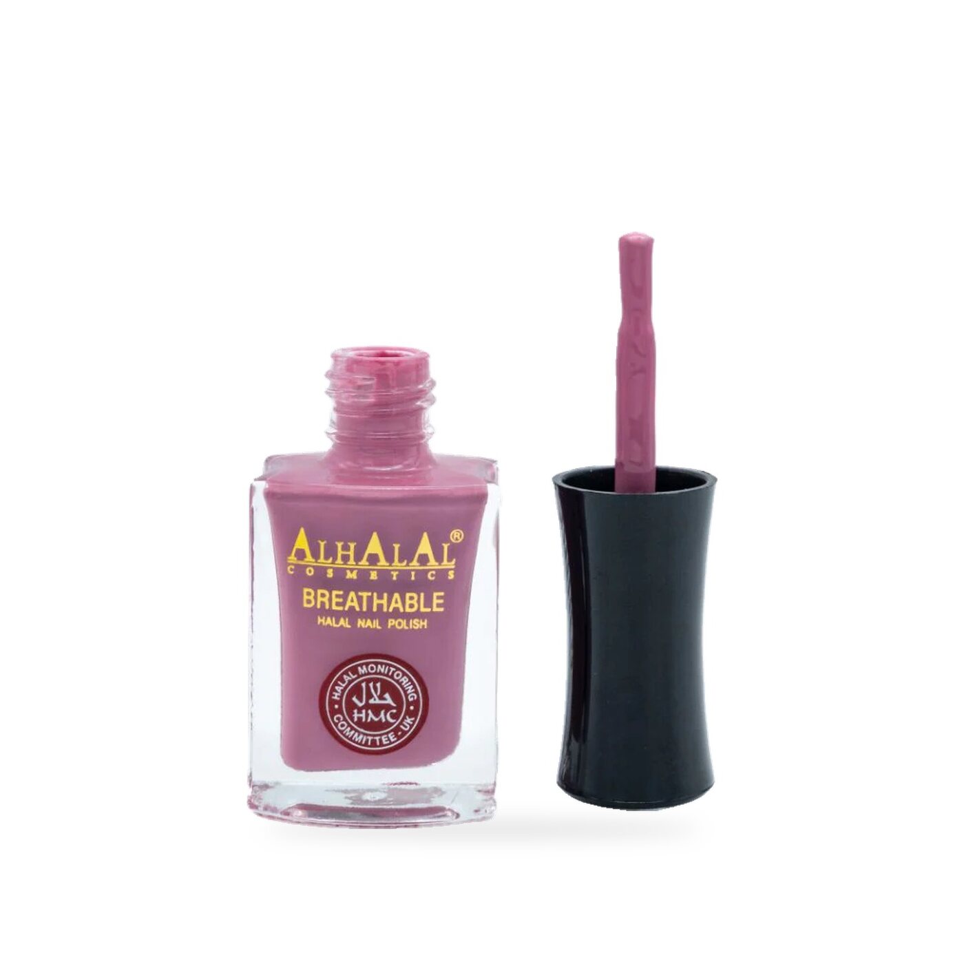 AL-152 ANEEZA Halal Atmungsaktiver Nagellack Flieder, Produktfoto offen