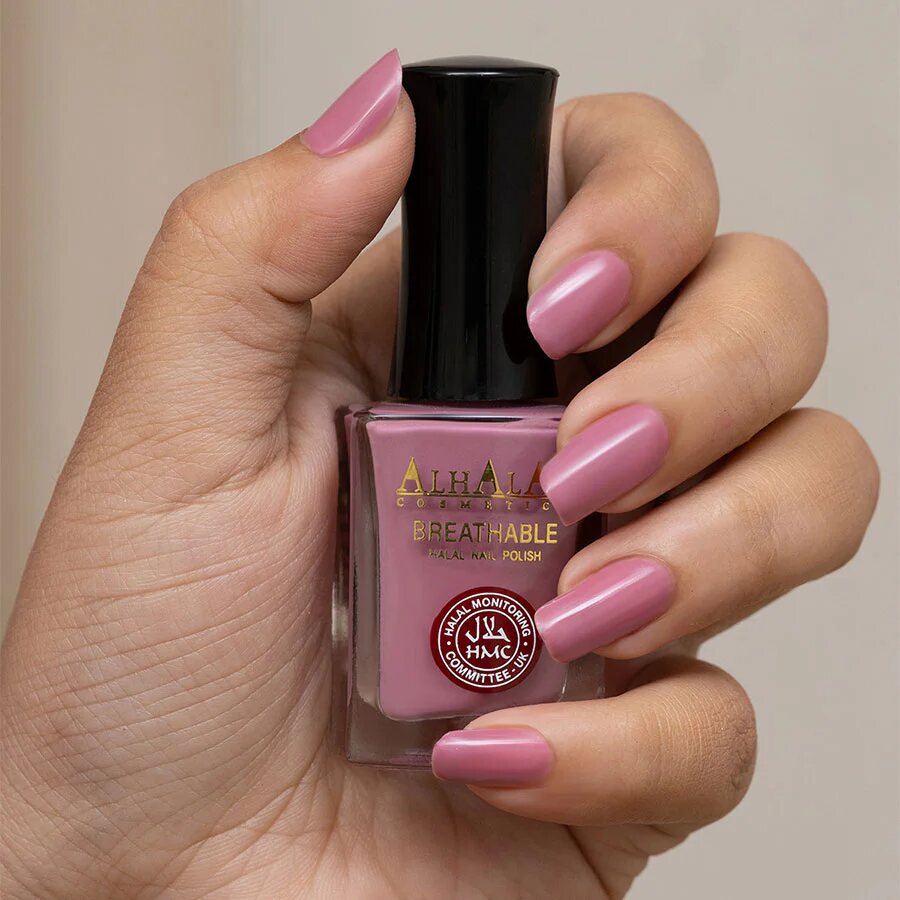 AL-152 ANEEZA Halal Atmungsaktiver Nagellack Flieder, Anwendung