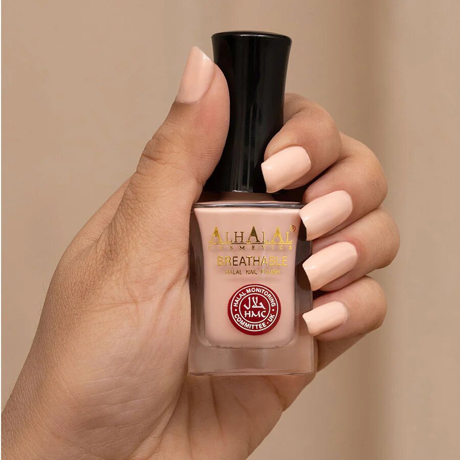 AL-167 FARAH Halal Atmungsaktiver Nagellack Nude, Anwendung