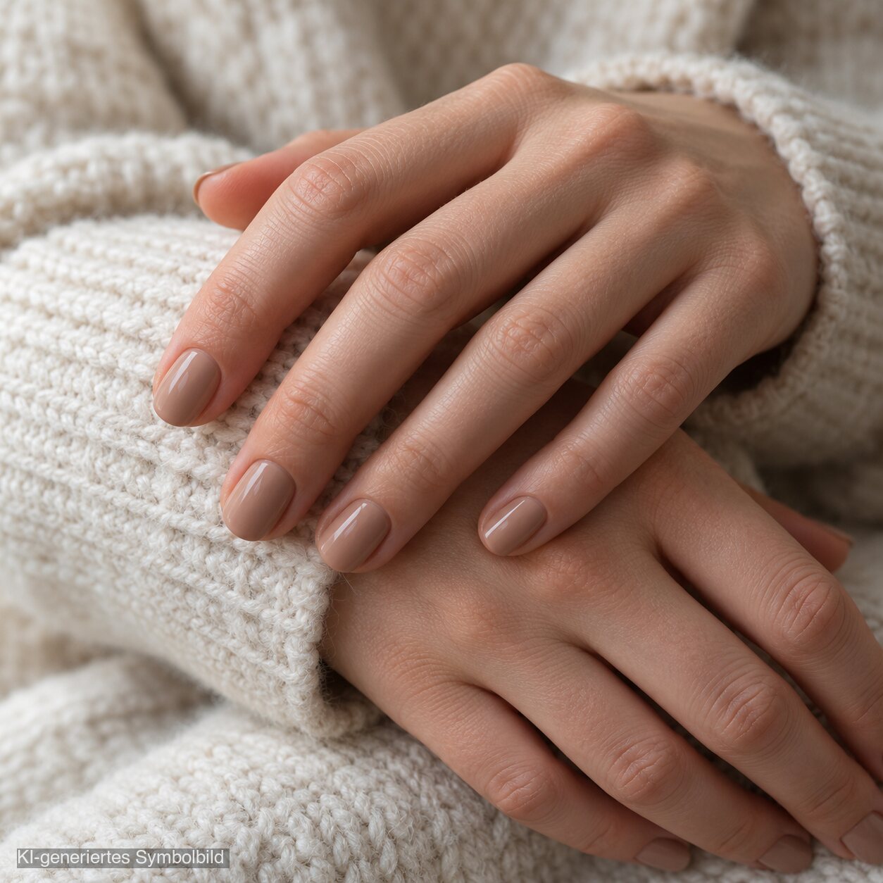 AL-167 FARAH Halal Atmungsaktiver Nagellack Nude, KI-generiertes Symbolbild