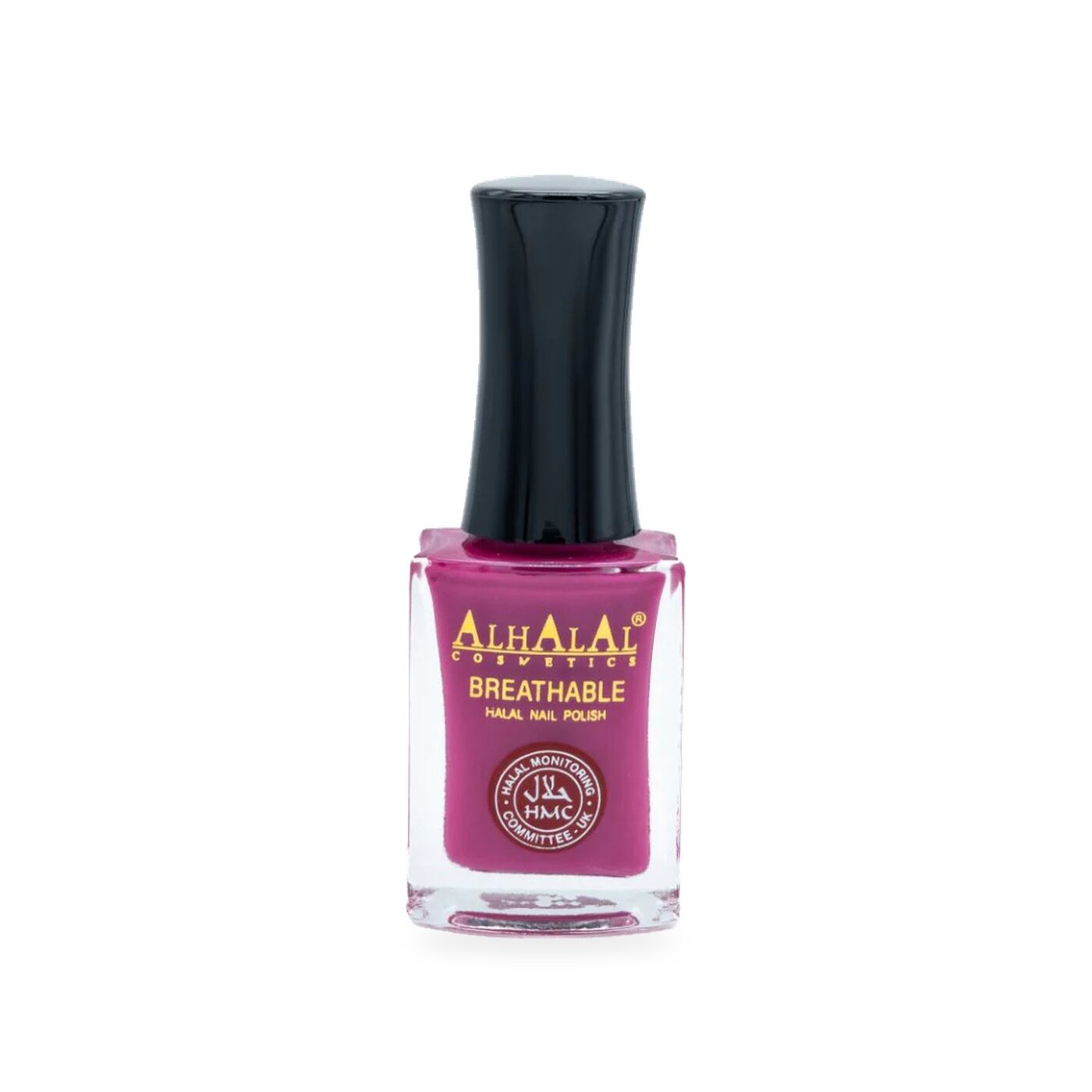 AL-170 SAJAL Halal Atmungsaktiver Nagellack Pink alkoholfrei und vegan, Produktfoto Flasche