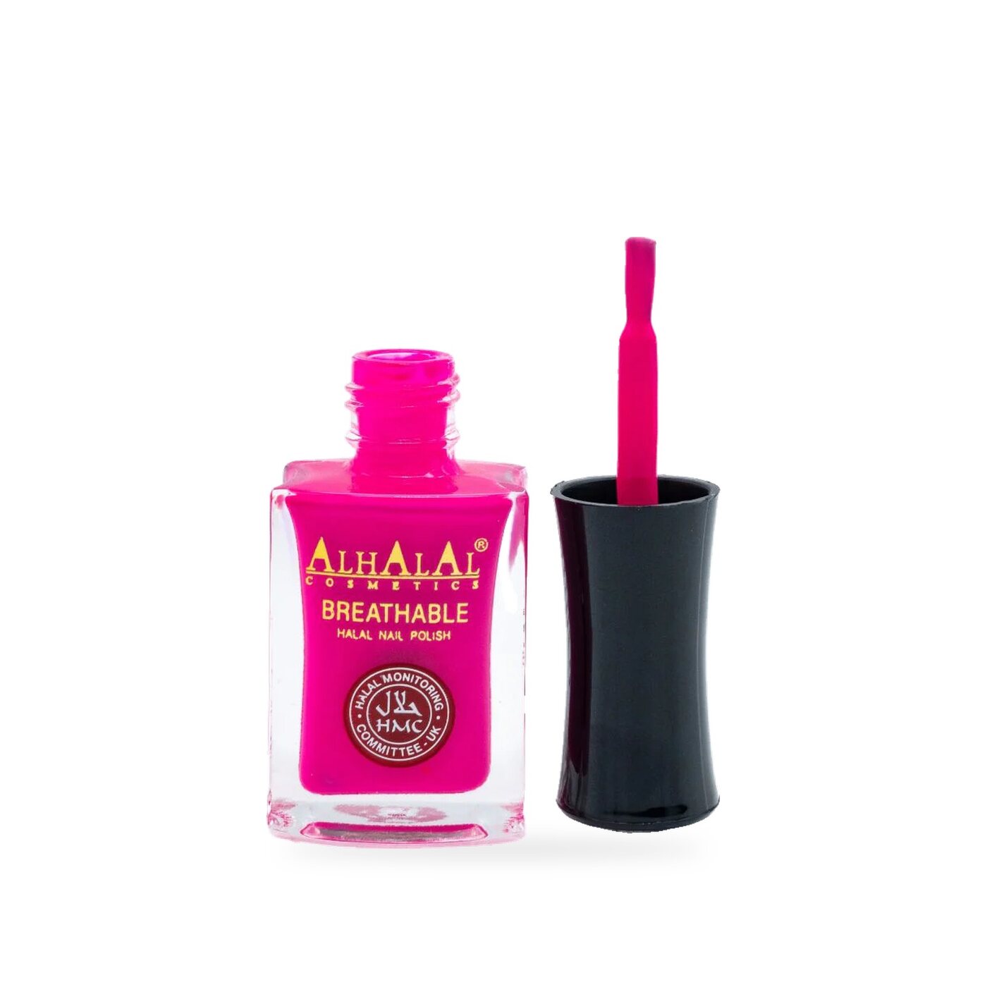 AL-173 MAHIRA Halal Atmungsaktiver Nagellack Pflaume, Produktfoto offen
