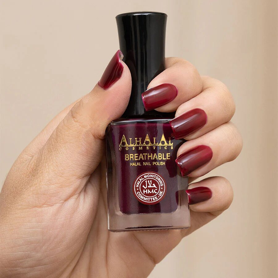 AL-174 SABA Halal Atmungsaktiver Nagellack Koralle, Anwendung