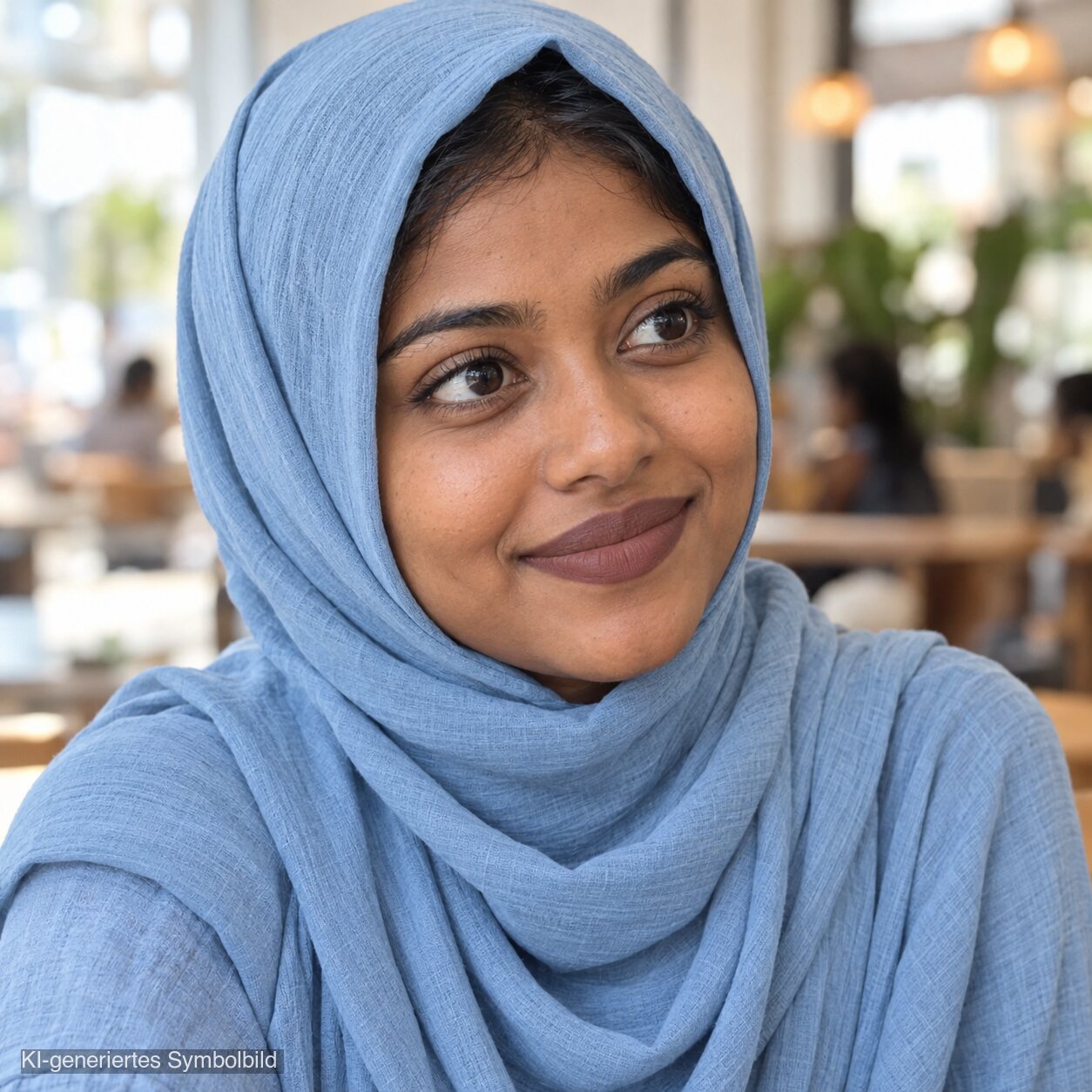 AL-52 KINZA Halal Lippenstift Nude, KI-generiertes Symbolbild
