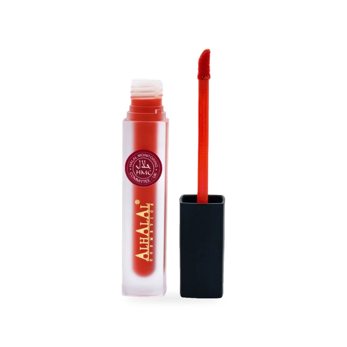 AL-57 ALIZAY Halal Lippenstift Korallenrot, Produktfoto offen