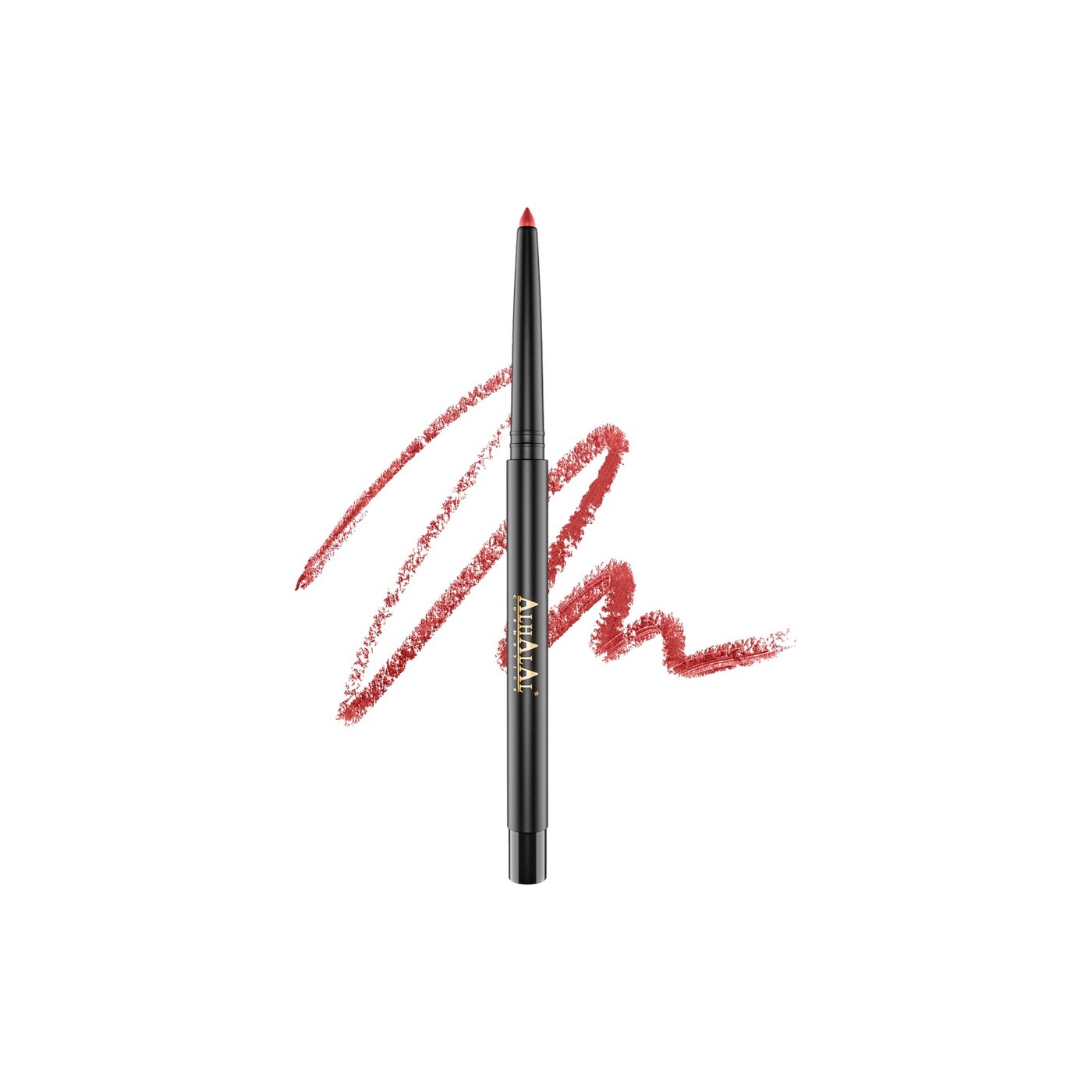 AL-283 REJINA Halal Lipliner, alkoholfrei & cruelty-free, Produktfoto Farbstrich