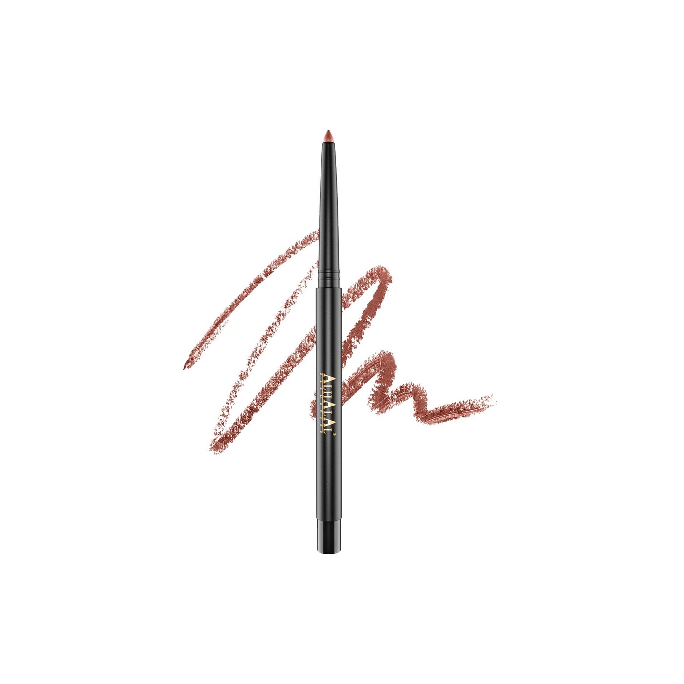 AL-284 ELMIRA Halal Lipliner, alkoholfrei & cruelty-free, Produktfoto Farbstrich