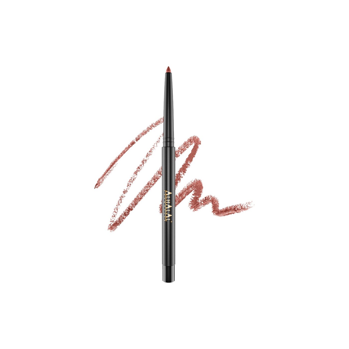 AL-290 AMRINA Halal Lipliner, alkoholfrei & cruelty-free, Produktfoto Farbstrich