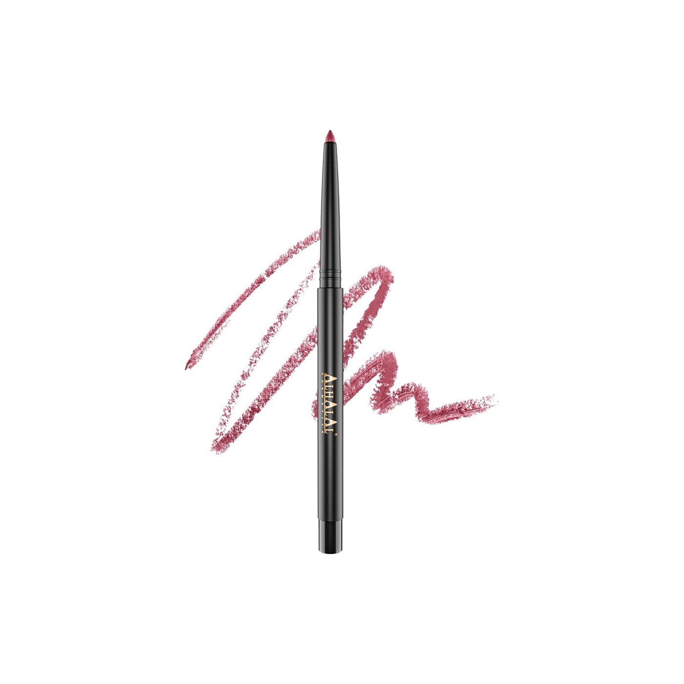 AL-296 KASHAF Halal Lipliner, alkoholfrei & cruelty-free, Produktfoto Farbstrich