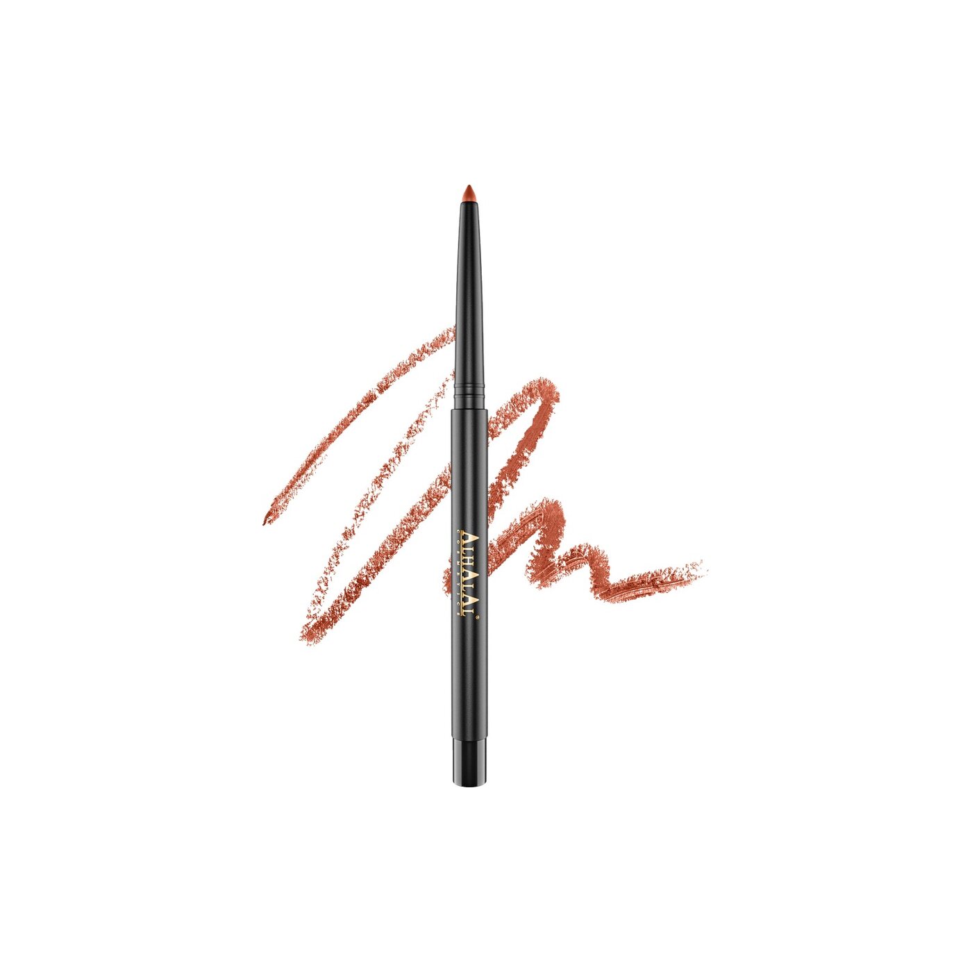 AL-297 MANIHA Halal Lipliner, alkoholfrei & cruelty-free, Produktfoto Farbstrich