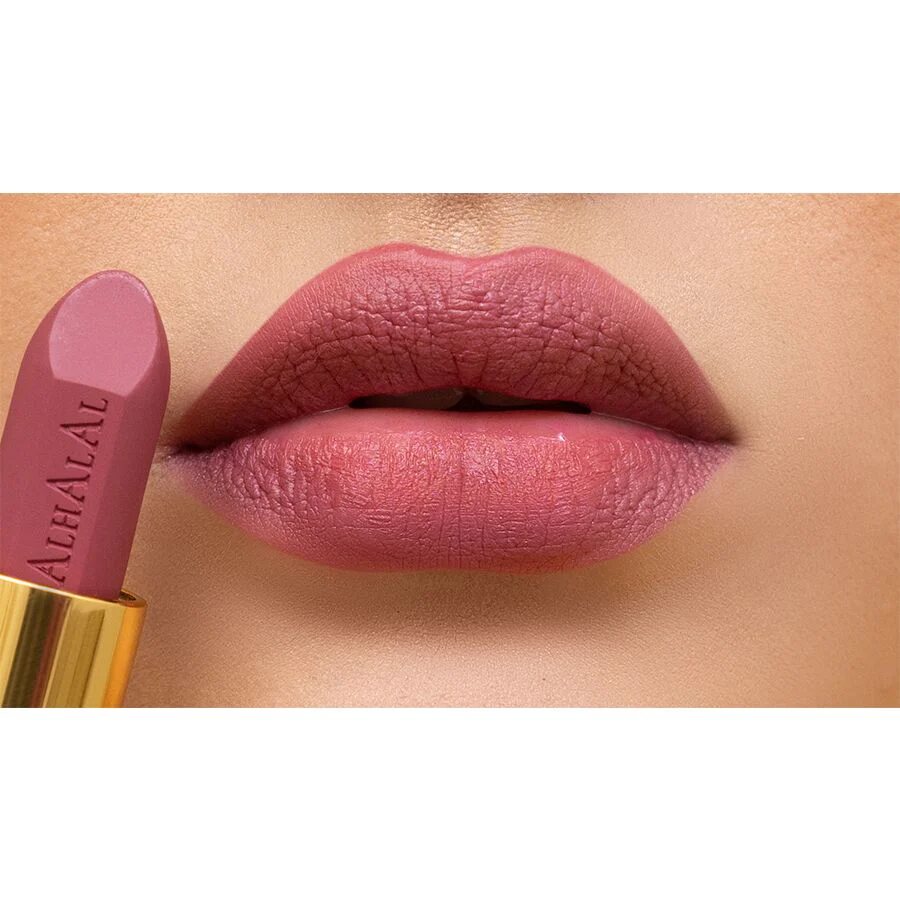 AL-08 MINAL Halal Lippenstift Rosewood, Anwendung