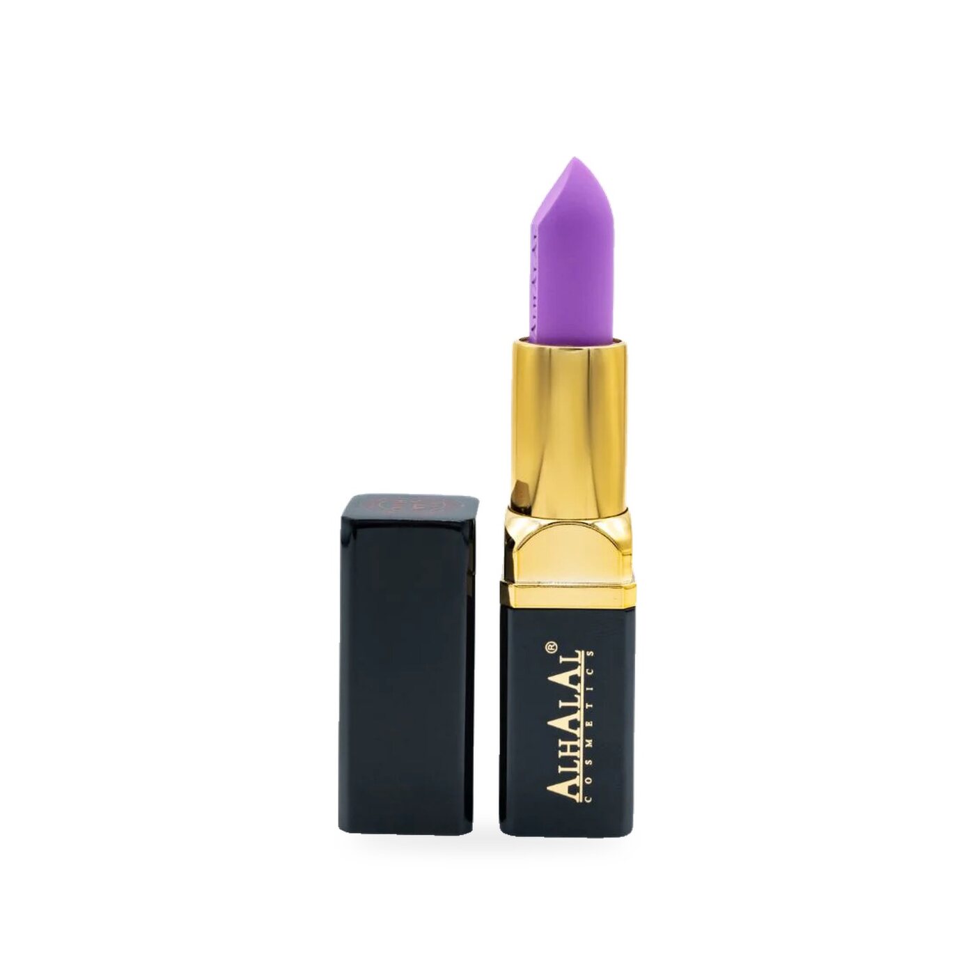 AL-10 JANNAT Halal Lippenstift Lila, Produktfoto offen