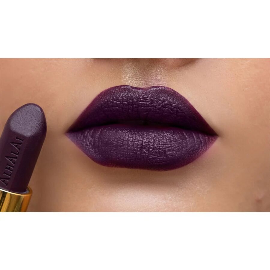 AL-14 SAFINA Halal Lippenstift Aubergine, Anwendung