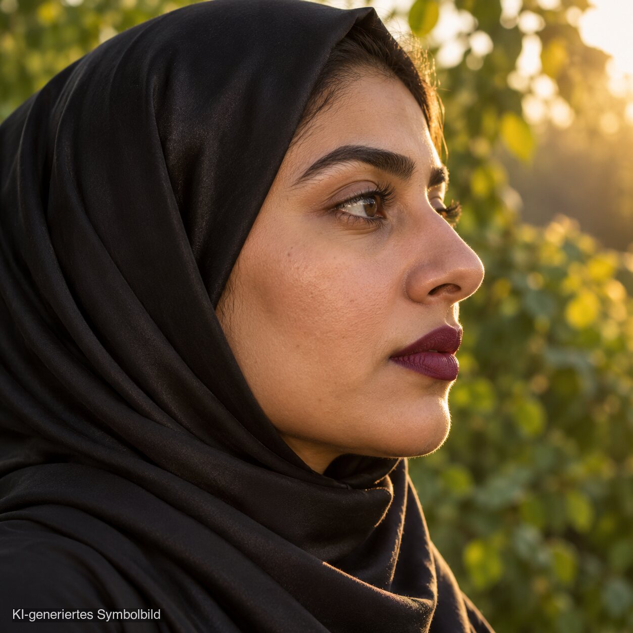 AL-14 SAFINA Halal Lippenstift Aubergine, KI-generiertes Symbolbild