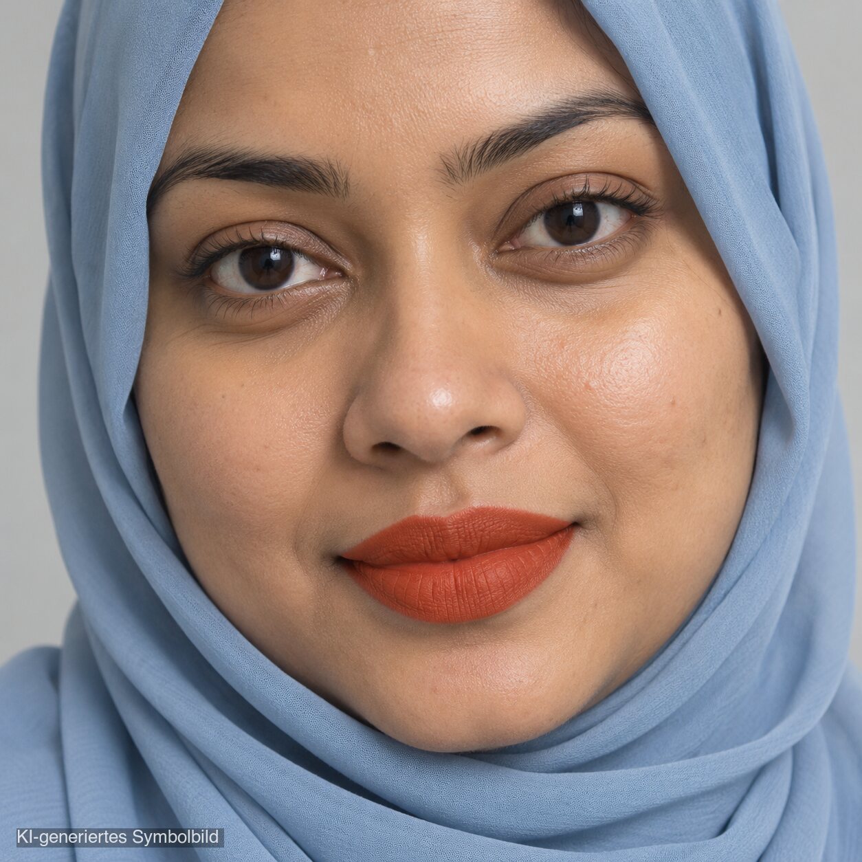 AL-15 SAMEEN Halal Lippenstift Sunset Orange, KI-generiertes Symbolbild