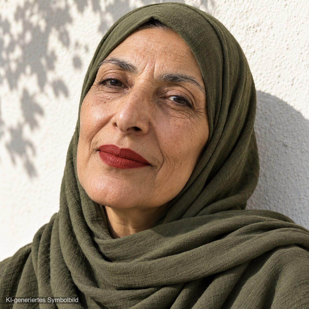 AL-17 MEERUB Halal Lippenstift Fire Red, KI-generiertes Symbolbild