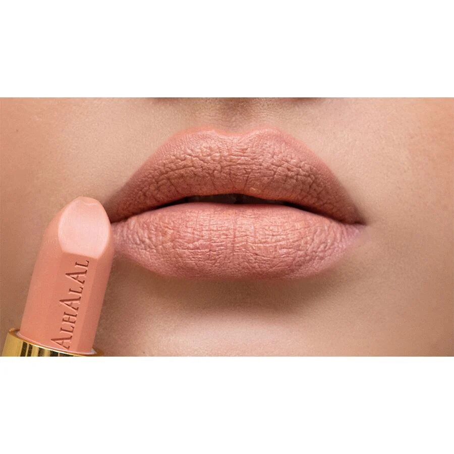 AL-23 AMAL Halal Lippenstift Peach Nude, Anwendung
