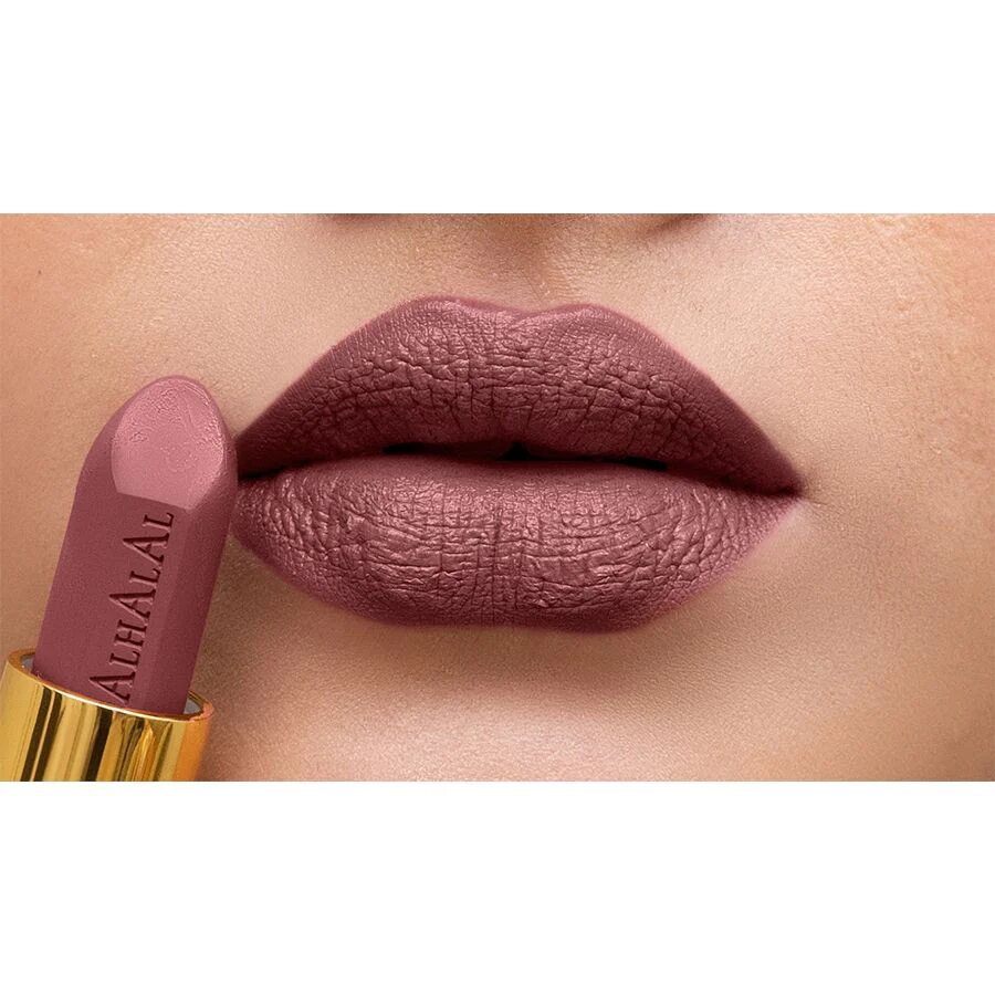 AL-28 ESHAL HALAL Lippenstift Terracotta Brown, Anwendung