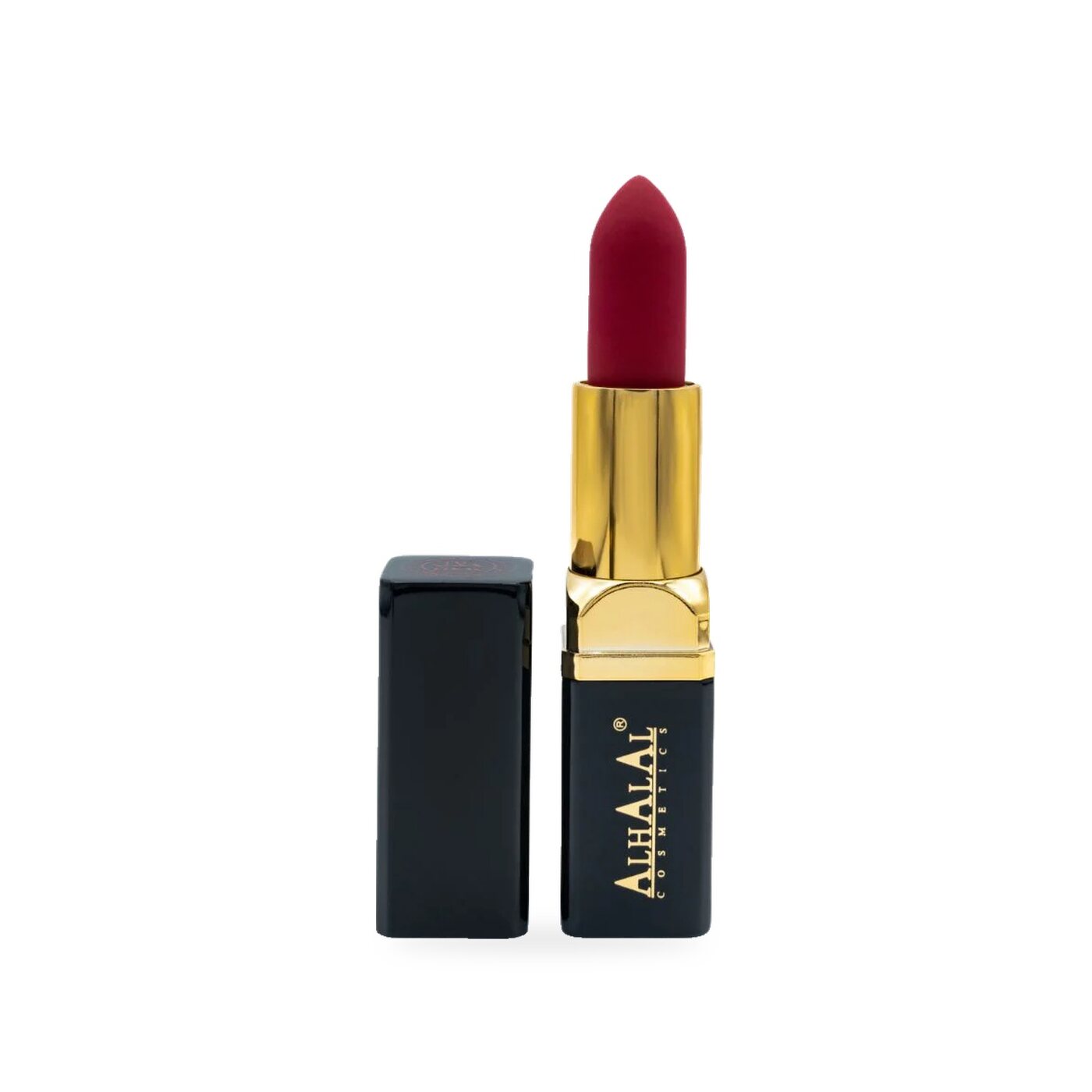 AL-29 Rida Lippenstift – Ruby Red Boom, Produktfoto offen