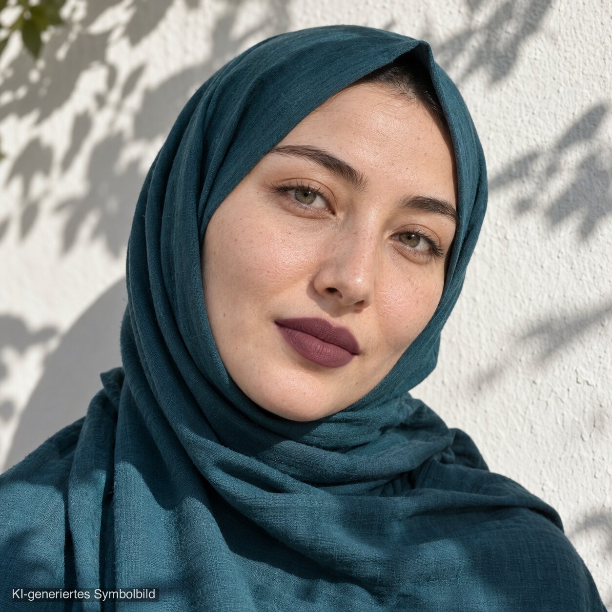 AL-27 Halal Matte Lippenstift – Deep Berry Violet, KI-generiertes Symbolbild