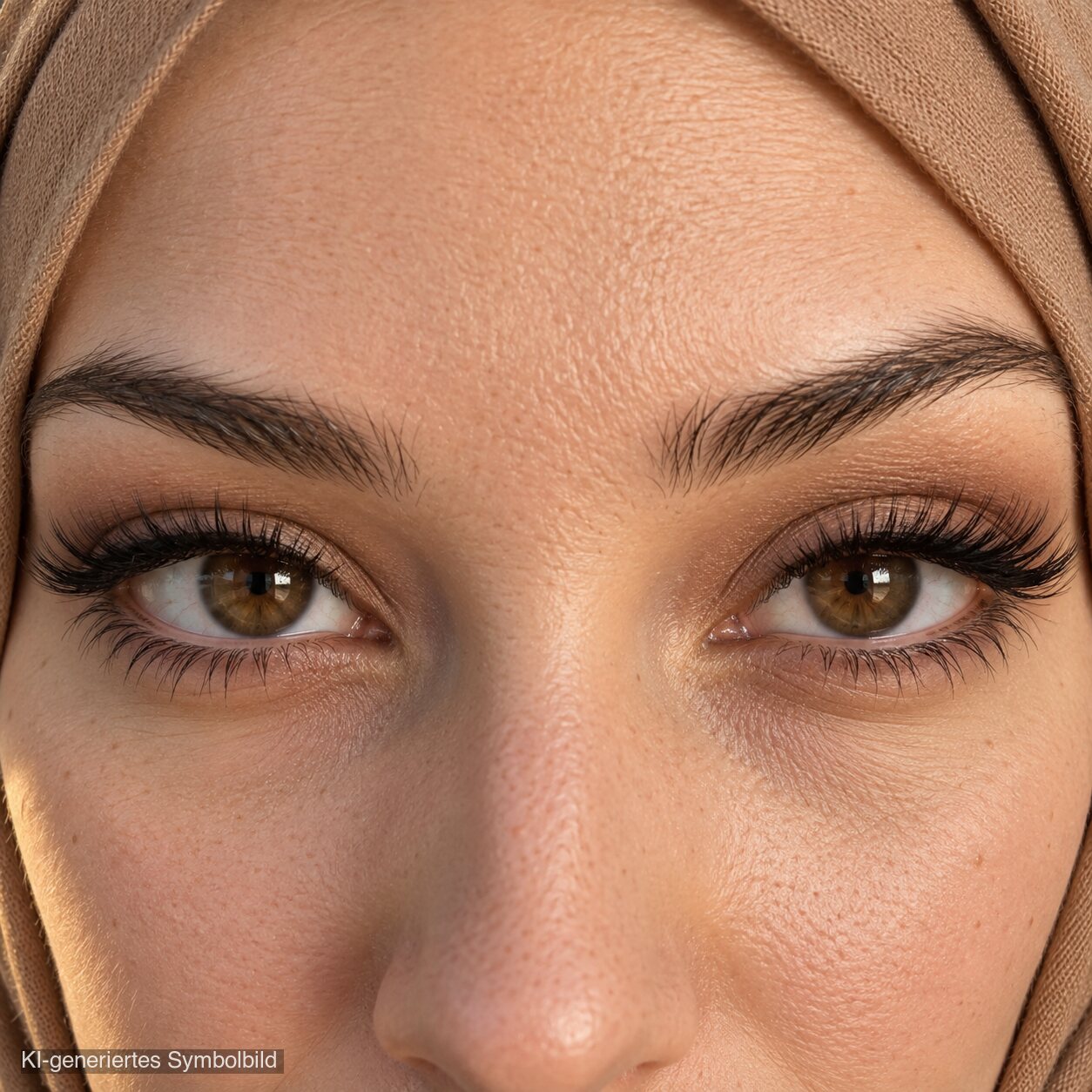 AL-316 MINHA (3D630) Halal Faux Mink Wimpern, tierversuchsfrei, KI-generiertes Symbolbild