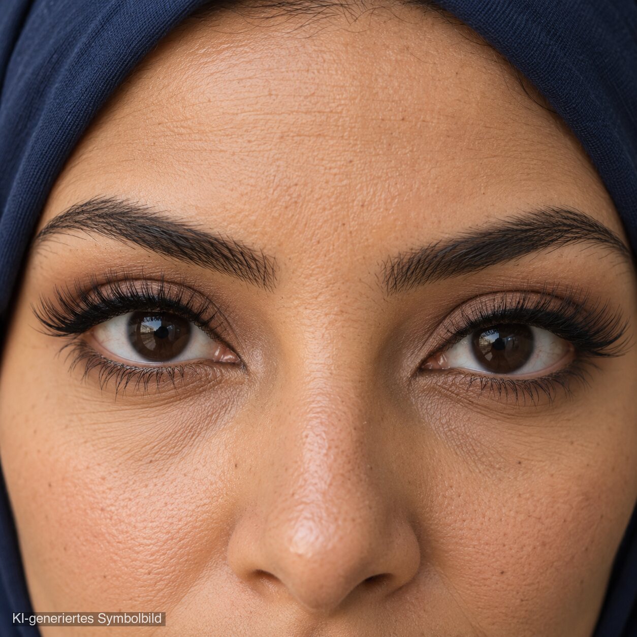 AL-319 WAFA (3D641) Halal Faux Mink Wimpern, tierversuchsfrei, KI-generiertes Symbolbild